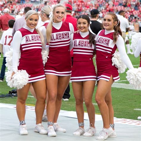 alabama cheerleader photos|More.